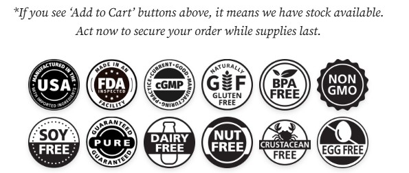 Supplement Made in USA quality badge