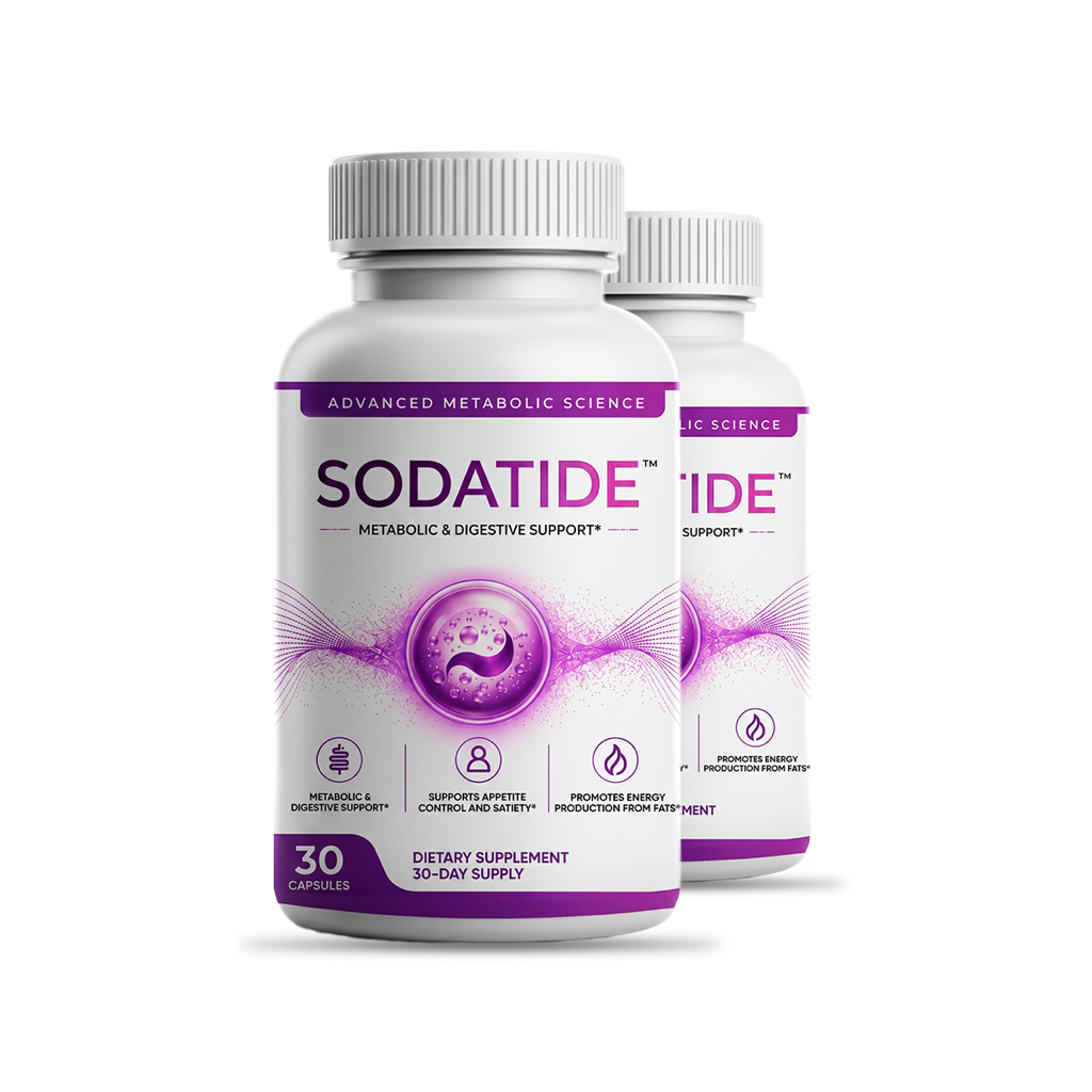 Sodatide two bottle package for daily metabolism support