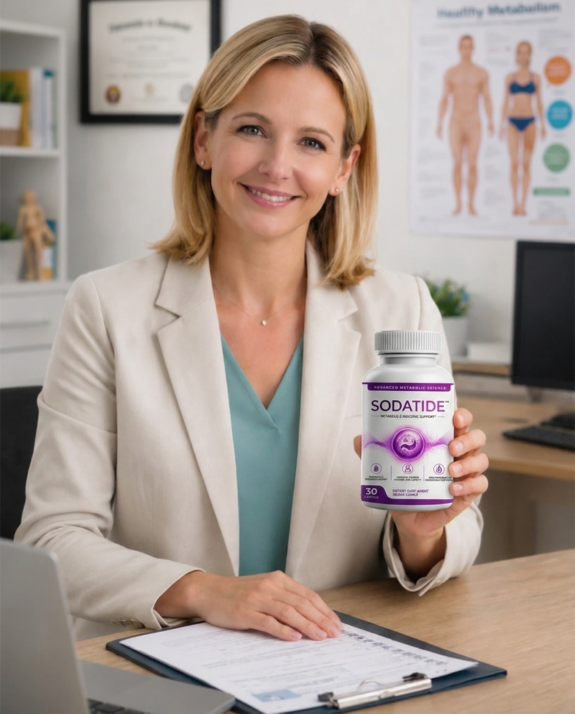 Sodatide nutrition specialist Sarah Miller recommending metabolic support formula